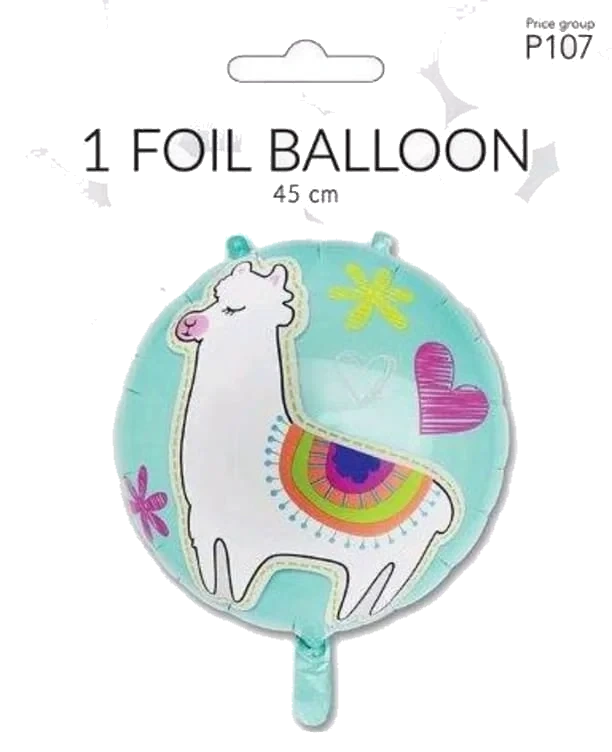 Folieballong Lama