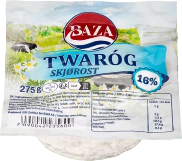 Ostemasse Twarog 16% 275g Baza