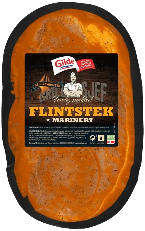 Gilde Marinert Flintstek ca 1kg