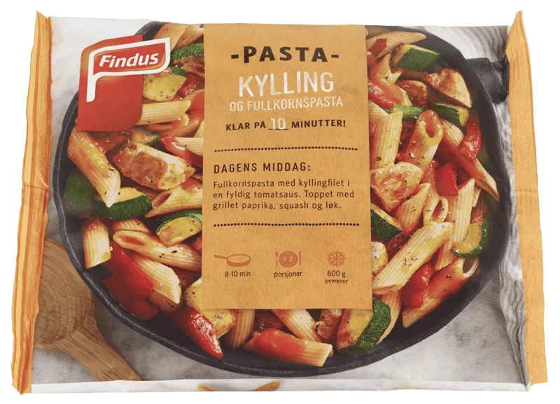 Kylling & Fullkornspasta 12x600g