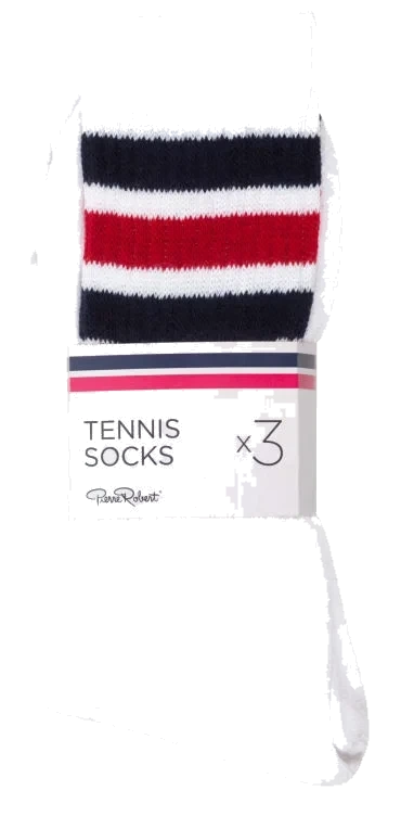 Tennis Sock White Mix Pierre Robert