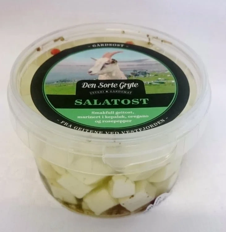 Salatost Kepaløk 250g Den Sorte Gryte