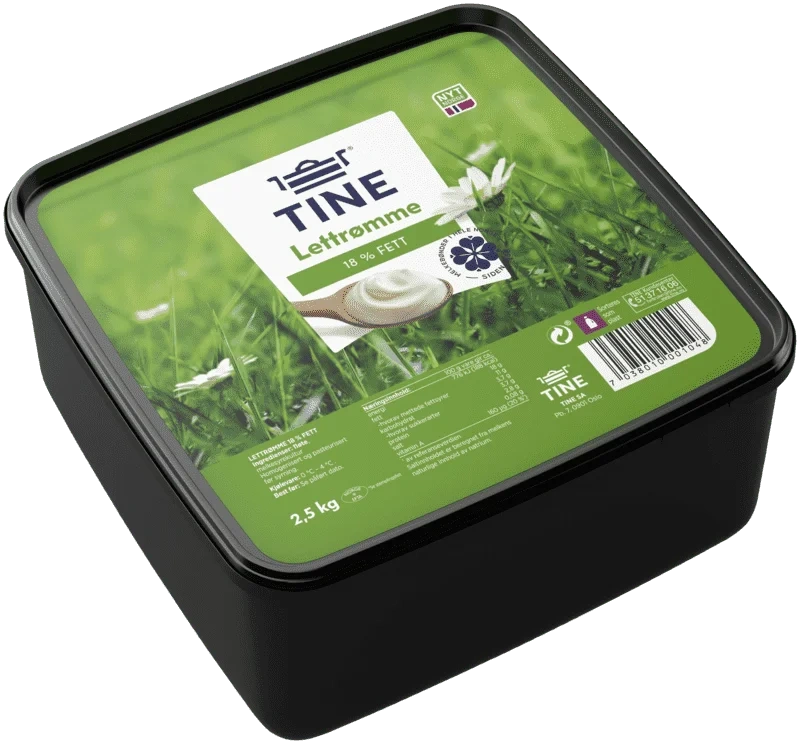 Lettrømme 2,5kg Tine