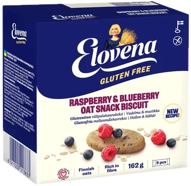 Elovena Havrekjeks m/Bær Glutenfri