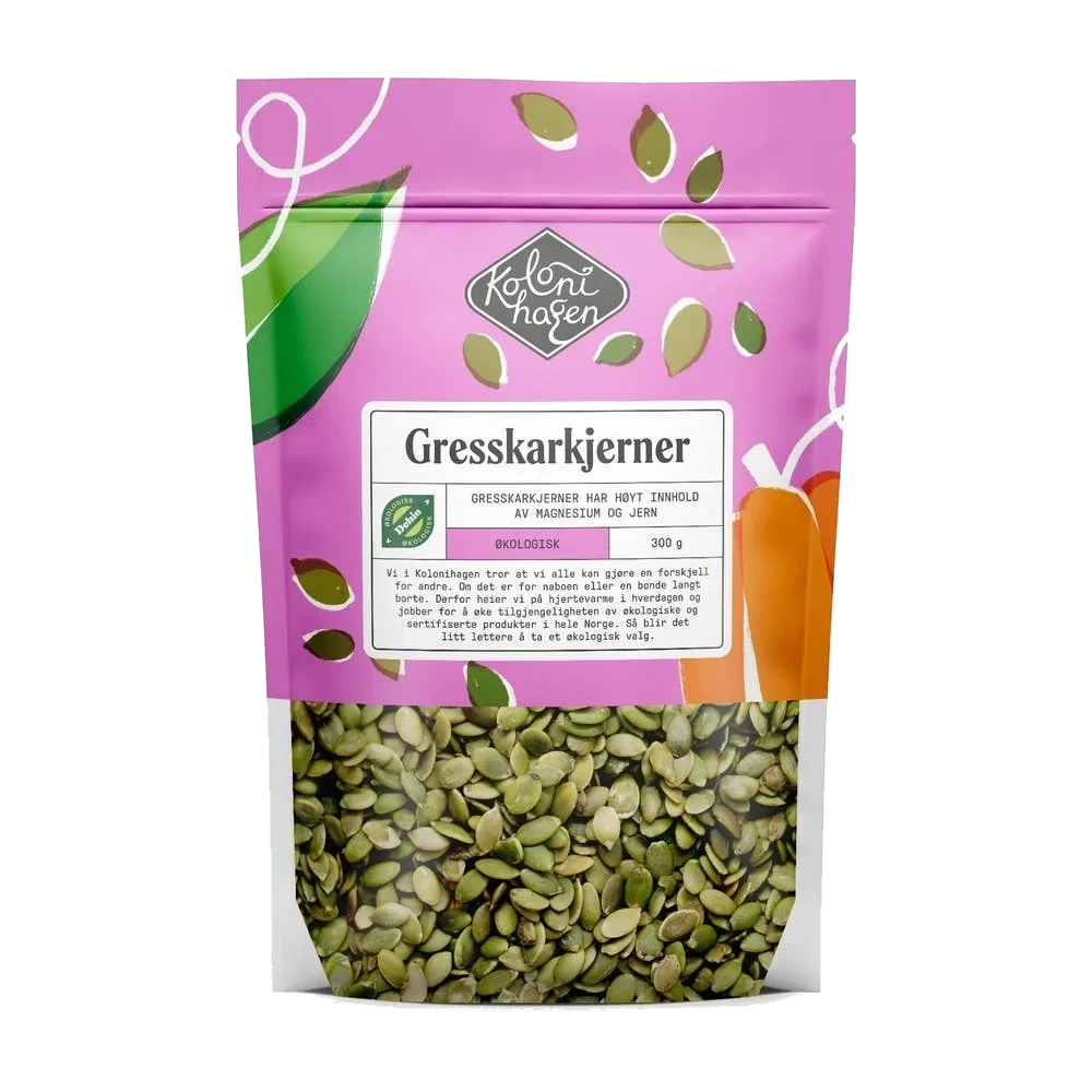 Økologiske gresskarkjerner