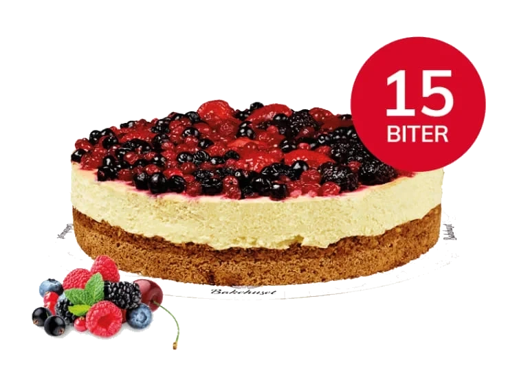 Vaniljedrøm Mandelbunn 15 Biter 1,77kg