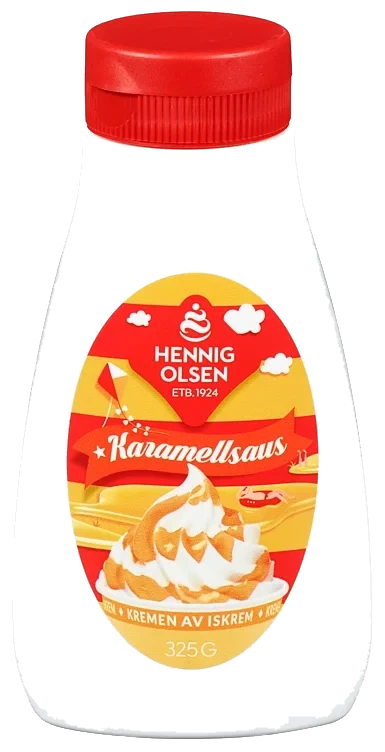 Karamellsaus 325g Hennig-Olsen Is