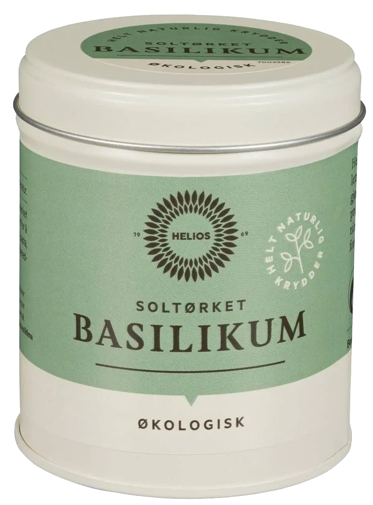 Soltørket basilikum