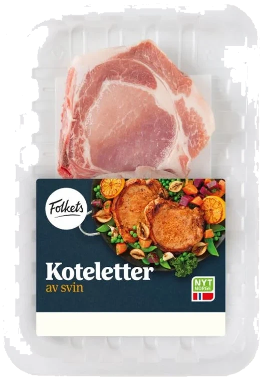 Svinekotelett 2pk Folkets