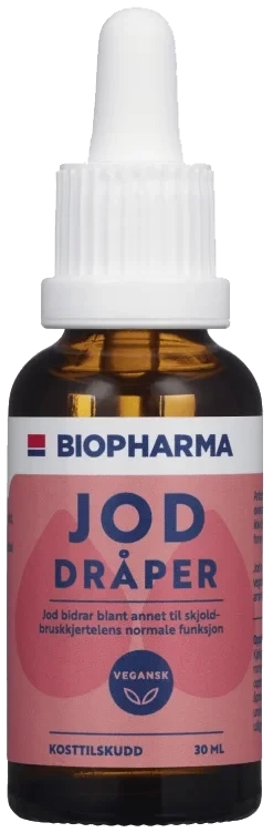 Jod Dråper 30ml Biopharma