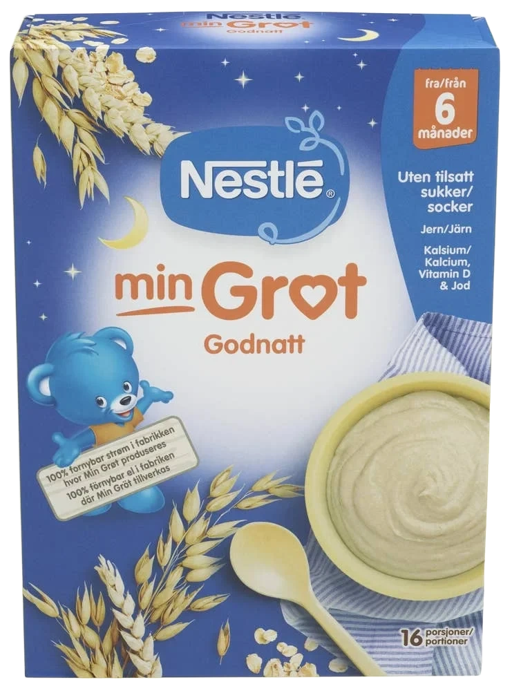 Min Grøt God Natt 6m 450g Nestle