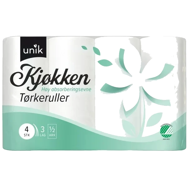 Tørkerull Kjøkken 4 Ruller Unik
