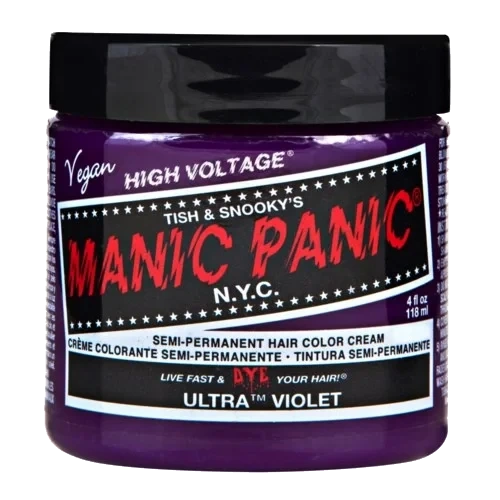 Manic Panic Semi-Permanent Hair Color Cream Ultra Violet