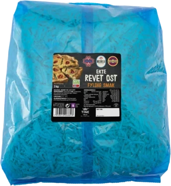 Revet Ost Fyldig Smak 3kg Tine