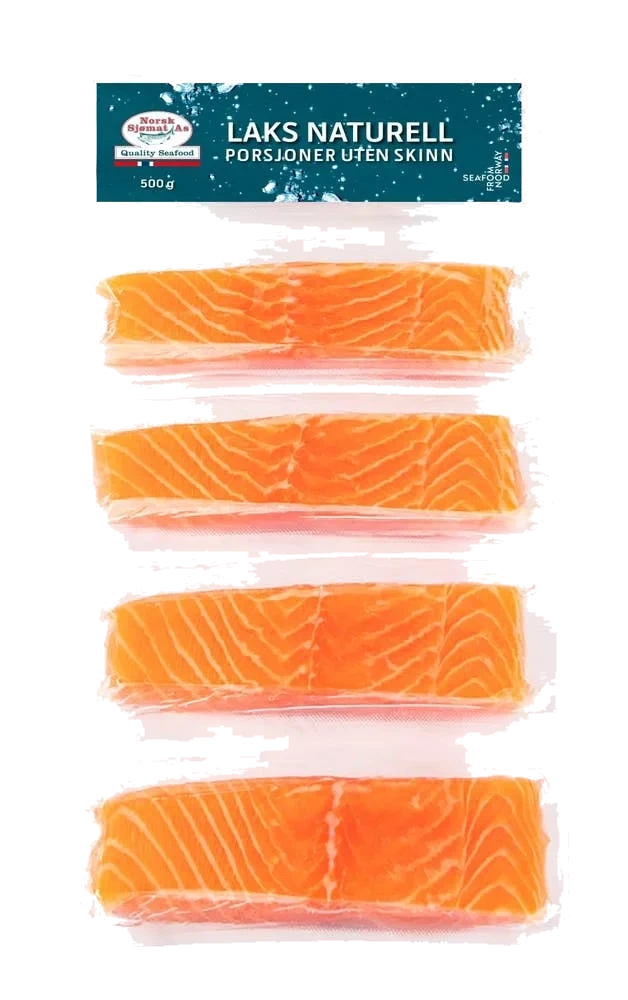 Laksefilet uten skinn