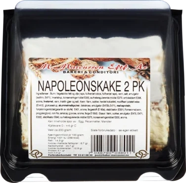 Napoleonskaker 2 Pk Baker Marcussens