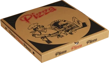 Pizzaeske 42x42 Brun 50stk