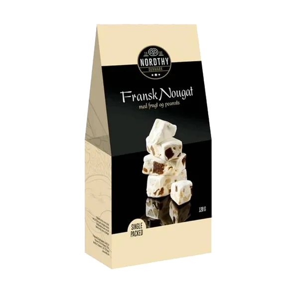 French Nougat - Peanøtter og Frukt