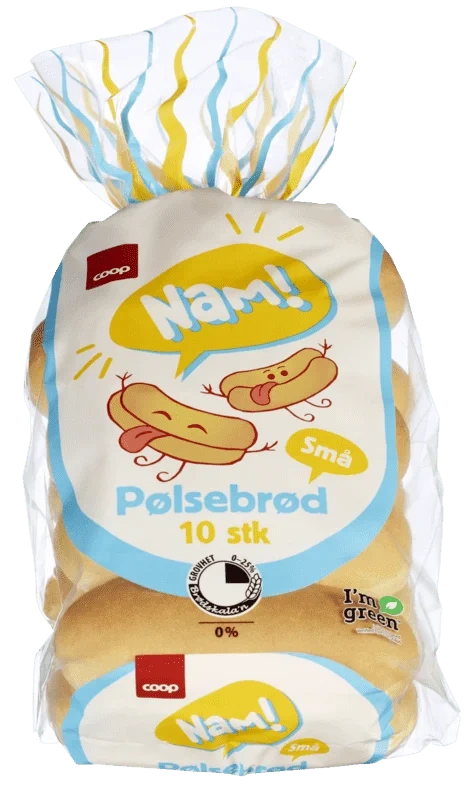 Coop Nam Små Pølsebrød 300g
