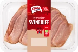 Tynnskåret Svinebiff 400g Enh