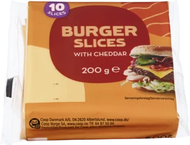 Cheese Slices Cheddar for Melting, 10 Slices