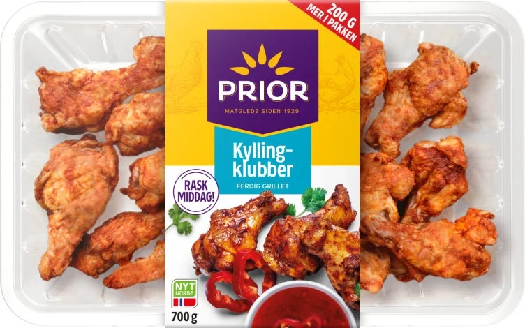 PRIOR Grillede Kyllingklubber 700g