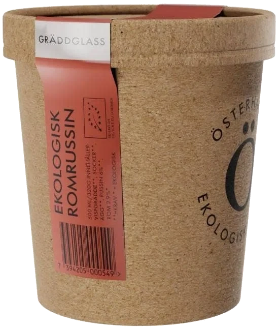 Gräddglass Romrussin EKO