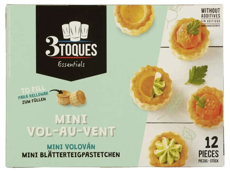 Mini Bouchees 12x66g 3 Toques