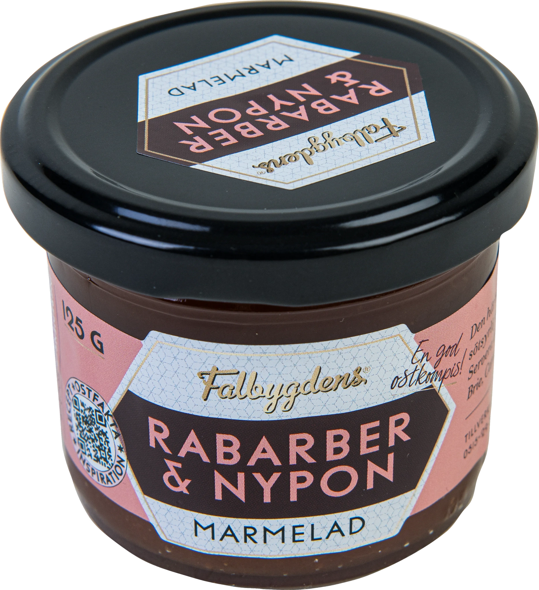 Rabarber / nypon marmelad 125g