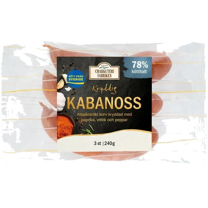 Kryddkorv Kabanoss 240g Charkuterifabriken