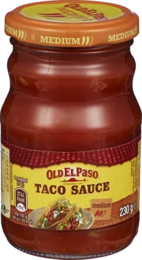 Taco Sauce Medium 230g Old El Paso