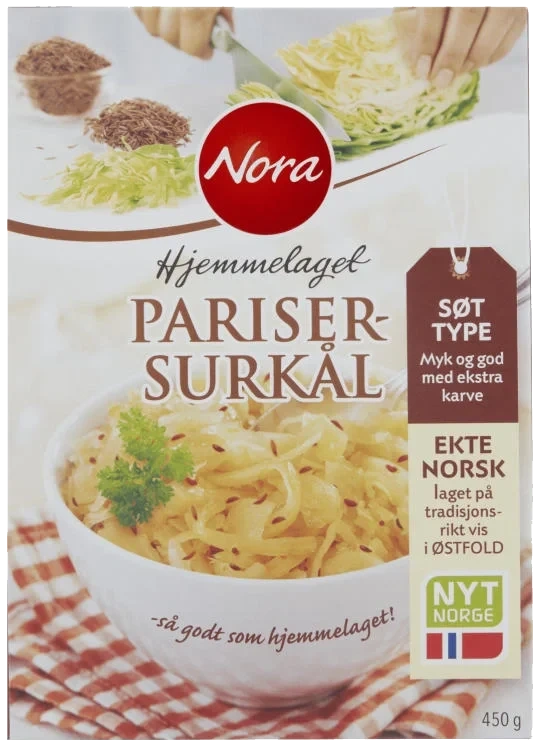 Parisersurkål Hjemmelaget 450g Nora