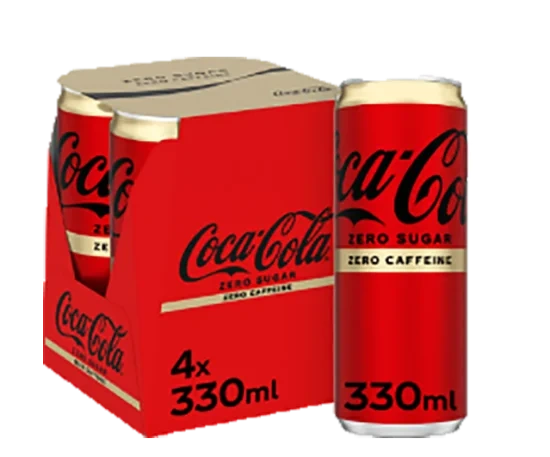 Coca Cola Zero Sugar/Caffein 4x330ml