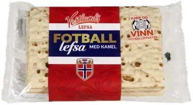 Vestlandslefsa Fotball 160g