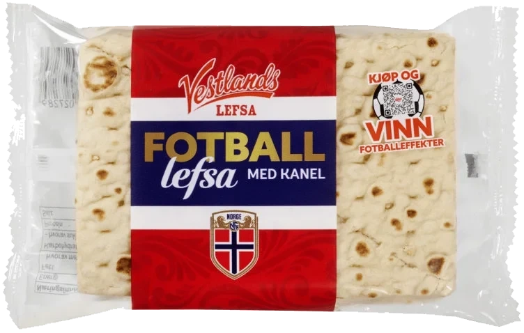 Vestlandslefsa Fotball 160g