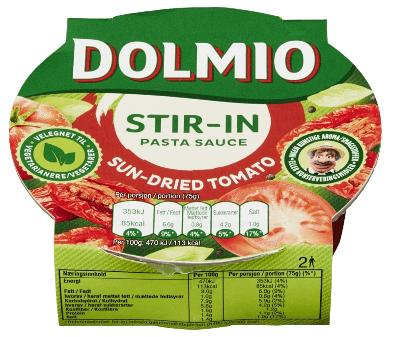 Dolmio Stir-in Sundried Tomato Pastasaus 150g