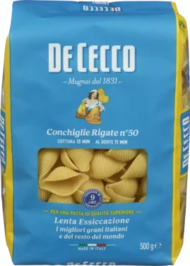 Conchiglie 500g De Cecco