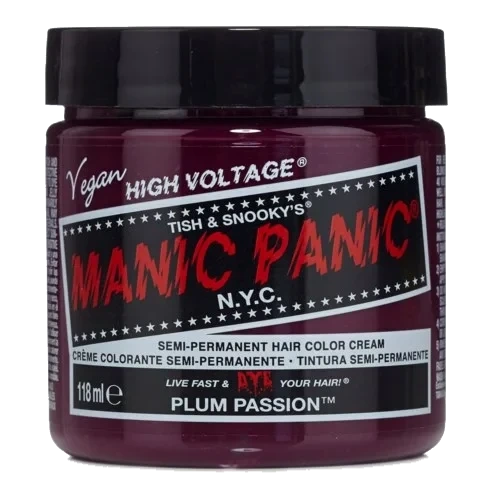 Manic Panic Semi-Permanent Hair Color Cream Plum Passion