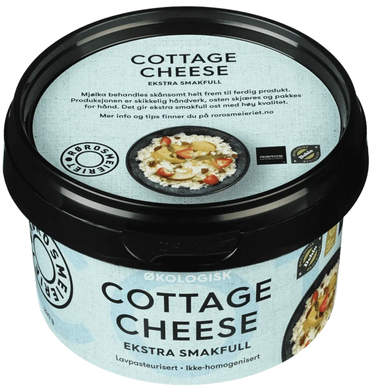 Cottage Cheese Økologisk 240g Røros