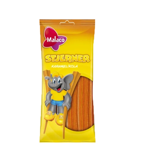 Malco Stjerner Karamel/Kola 92g