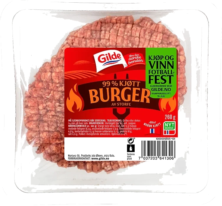 Storfe Burger 260g Enh