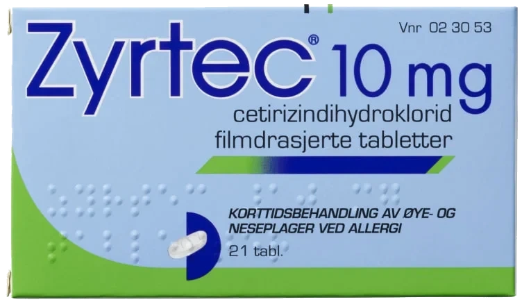 Zyrtec Allergitabletter 21stk
