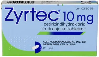 Zyrtec Allergitabletter 21stk