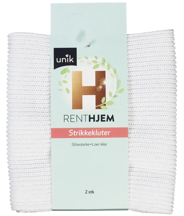 Strikkeklut 2pk Unik