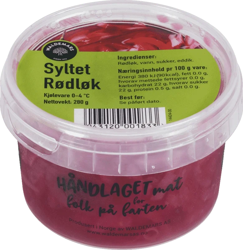 Syltet Rødløk 280g