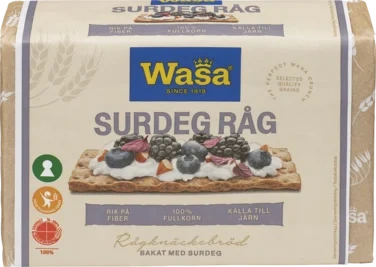 Wasa Knekkebrød Surdeg Råg 305g