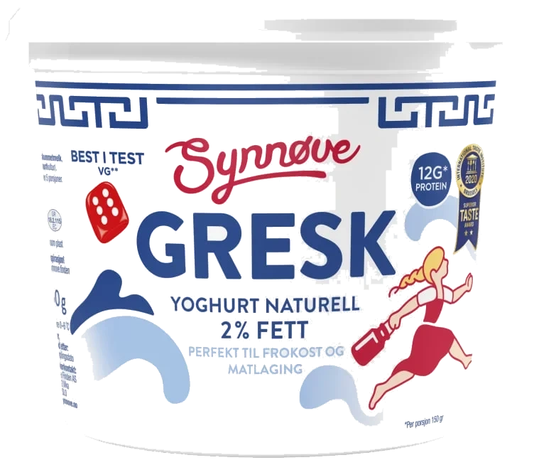 Synnøve Gresk Yoghurt Naturell 750g