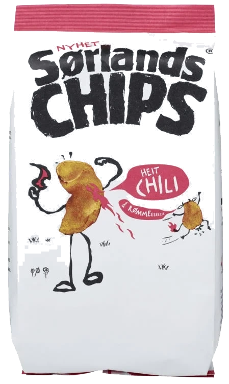 Sørlandschips Chili&Rømme 180g