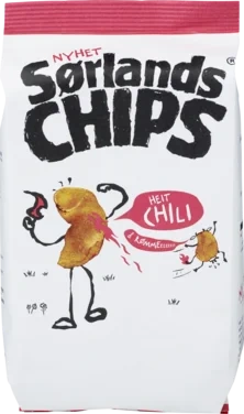 Sørlandschips Chili&Rømme 180g