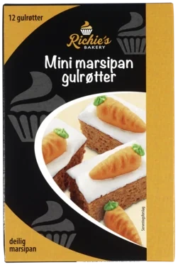 Marsipan Gulrøtter 42g Richie's Bakery
